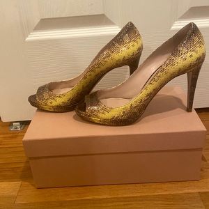 Miu Miu platform high heel sandals